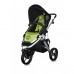 Универсальная коляска Bertoni 2 в 1 CARRERA Black - Green Sunny City